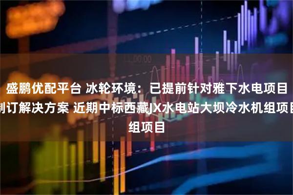 盛鹏优配平台 冰轮环境：已提前针对雅下水电项目制订解决方案 近期中标西藏JX水电站大坝冷水机组项目